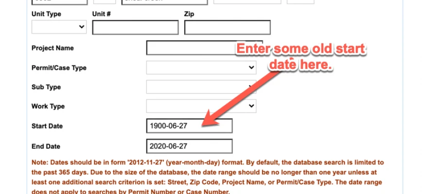 Active & Expired Permits