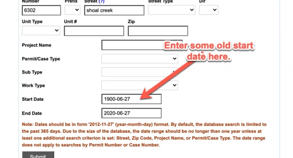 Active & Expired Permits