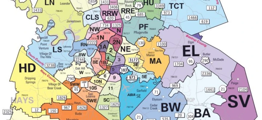 Austin / ABOR MLS Area Map & Boundaries